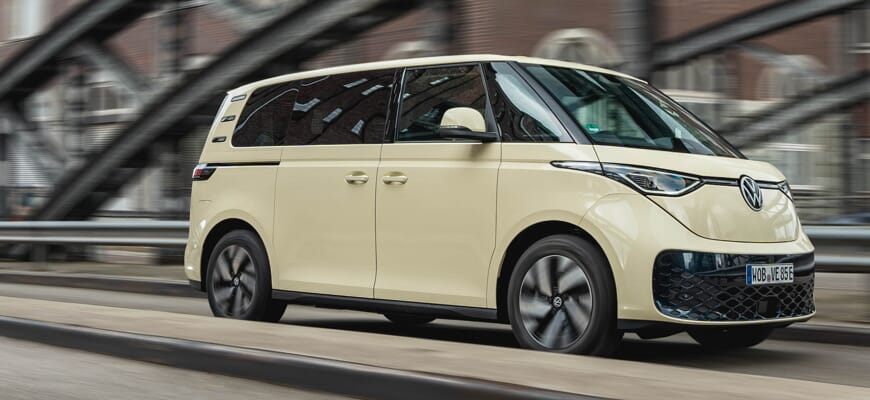 Der Volkswagen ID. Buzz als E-Taxi.