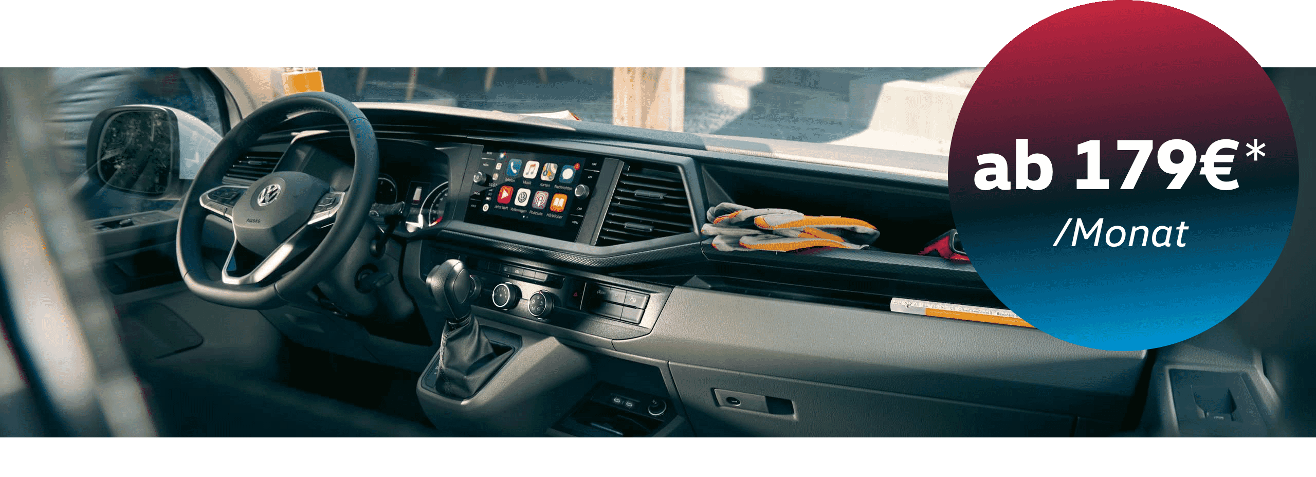 VW Transporter Facelift Cockpit und Armaturenbrett