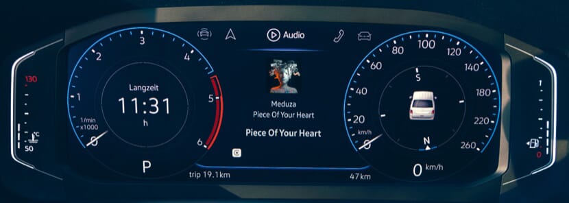 Volkswagen Multivan 6.1 Dashboard Playlist