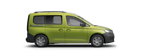 VW Caddy California Lakierung Golden Green Metallic