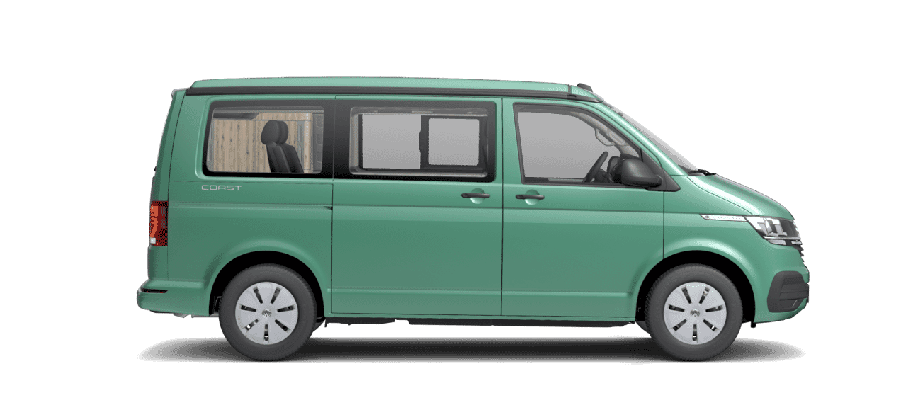Volkswagen California Coast Lakierung Bay Leaf Green Metallic