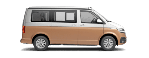 VW California 6 Lakierung Candy-Weiß/Copper Bronze Metallic