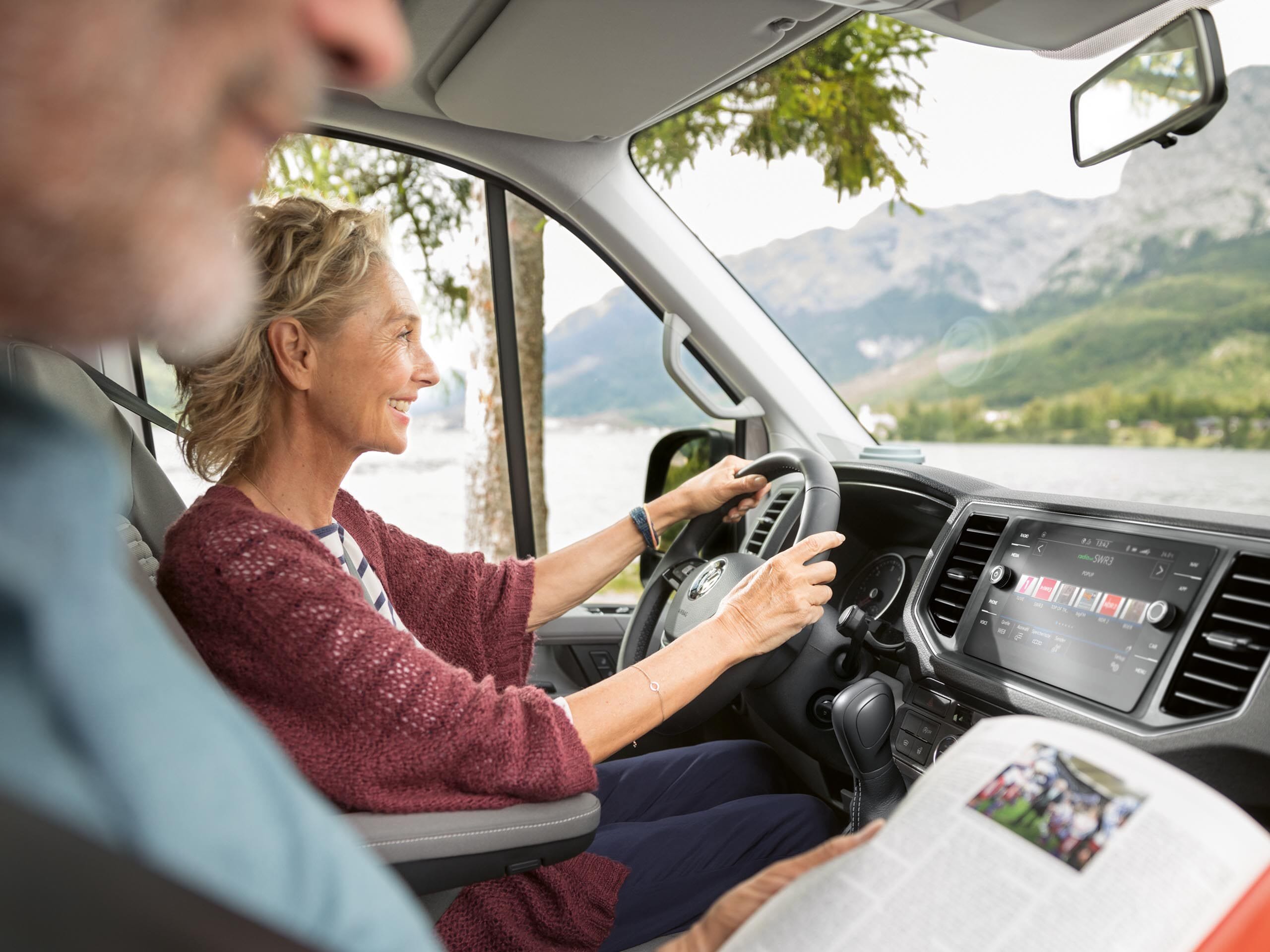 Volkswagen Grand California Fahrerraum und Cockpit