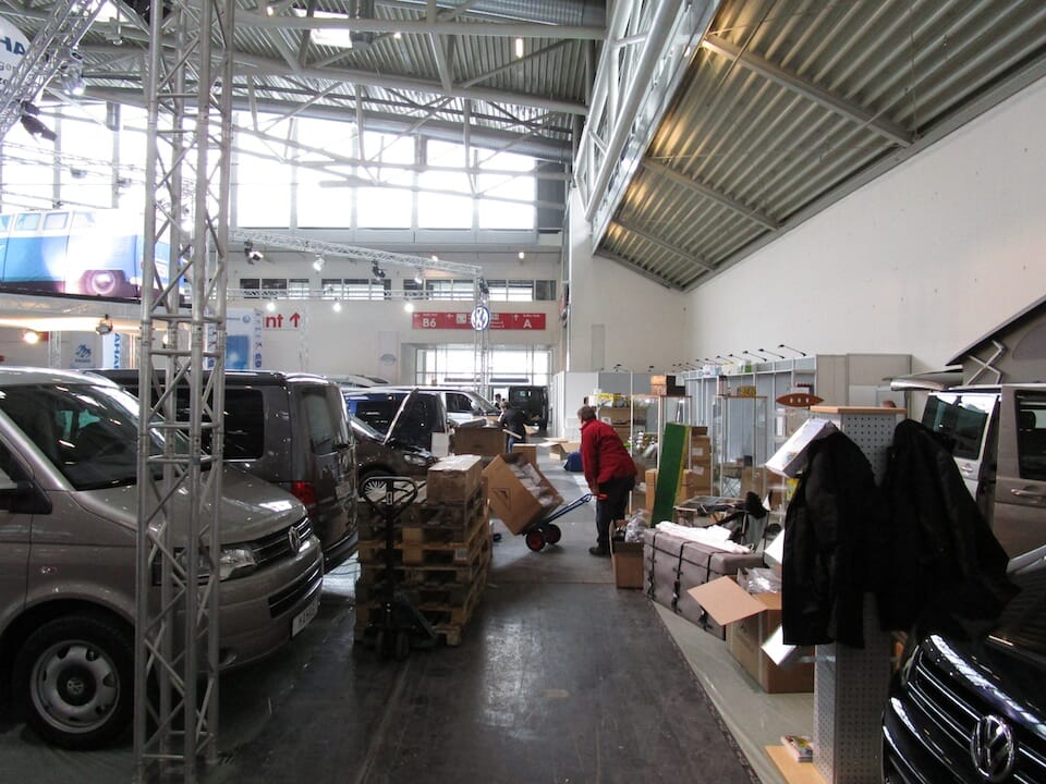 Bild 1 von Messestand Aufbau