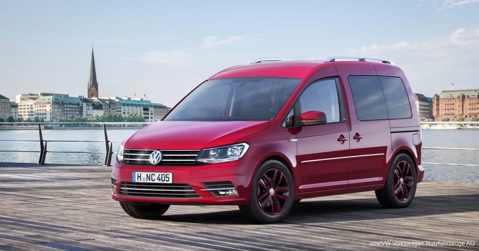 Bild von VW Caddy in Rot