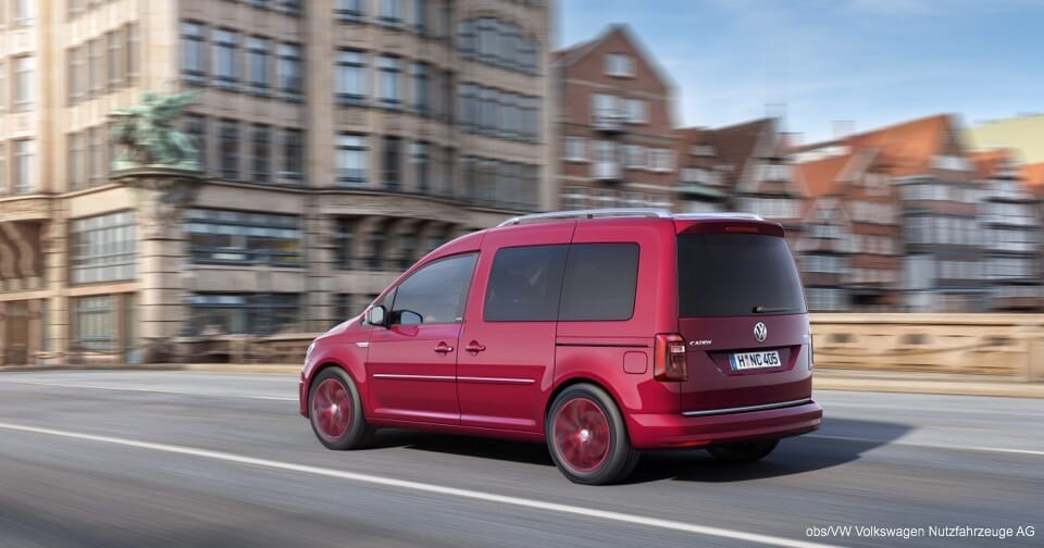 Roter Caddy EcoFuel