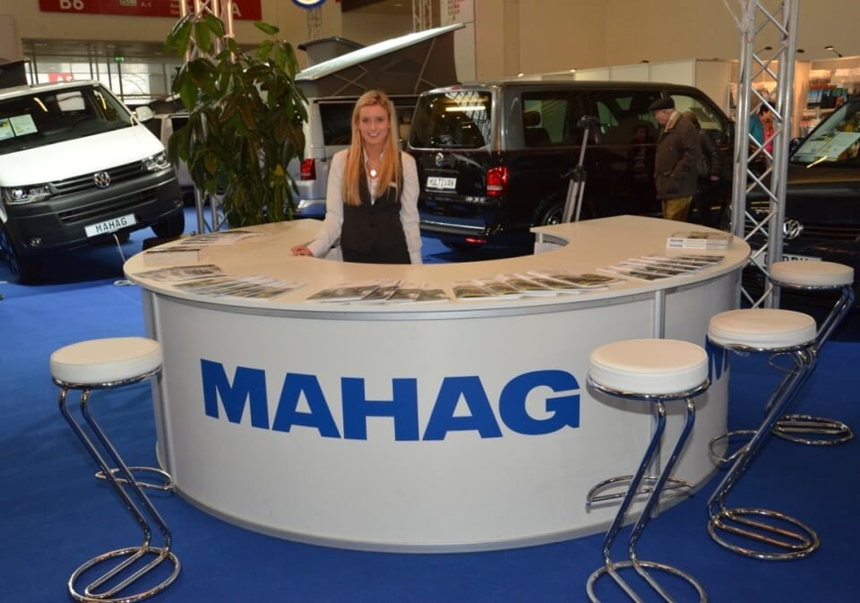 Bild von Messestand Empfang