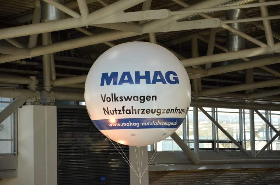 Bild von Messestand Luftballon