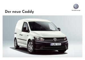 Volkswagen Caddy CU Prospekt Cover Image
