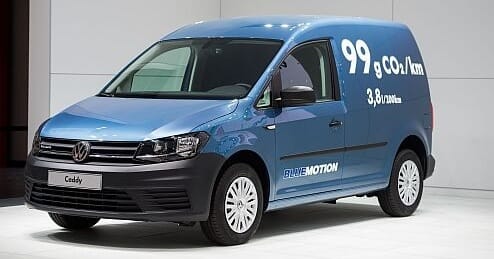 Caddy Kasten als BlueMotion mit 99 Gramm CO2/km