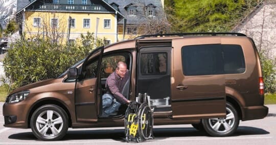 Volkswagen Caddy mit Kassettenlift
