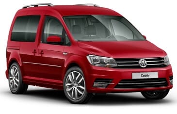 VW Caddy 4 Rot