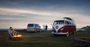 Weltpremiere Volkswagen T6 California-Beach, -Coast und -Ocean Multivan Highline und Caddy Beach