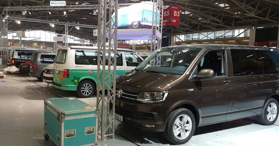 Aufbau Volkswagen Stand f.re.e 2016