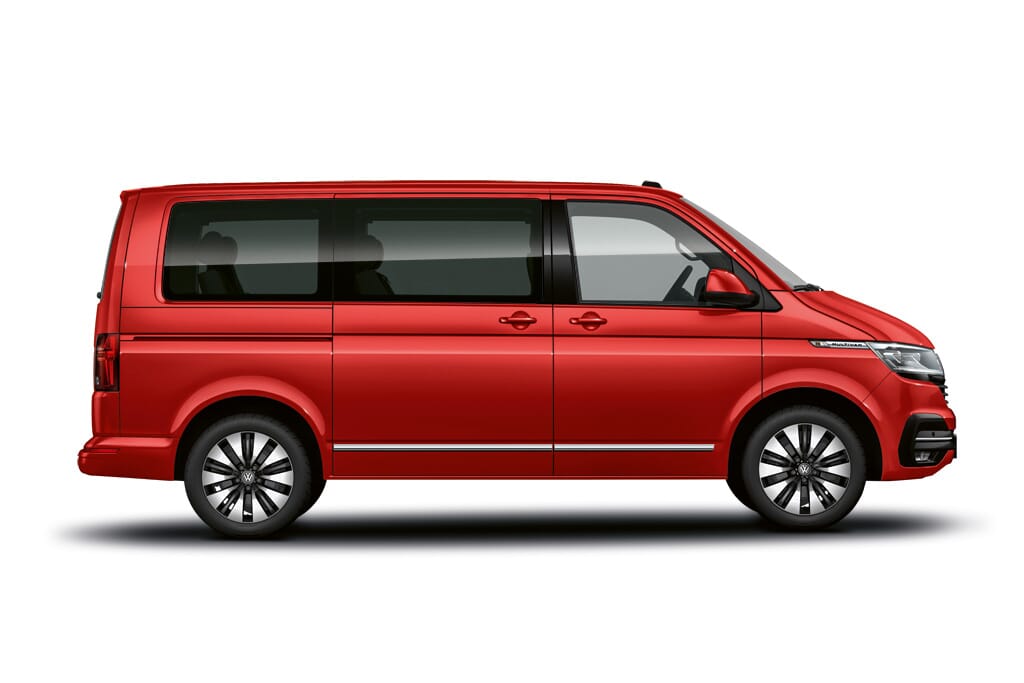 Volkswagen Multivan T6.1 Aussenlackierung Kirschrot