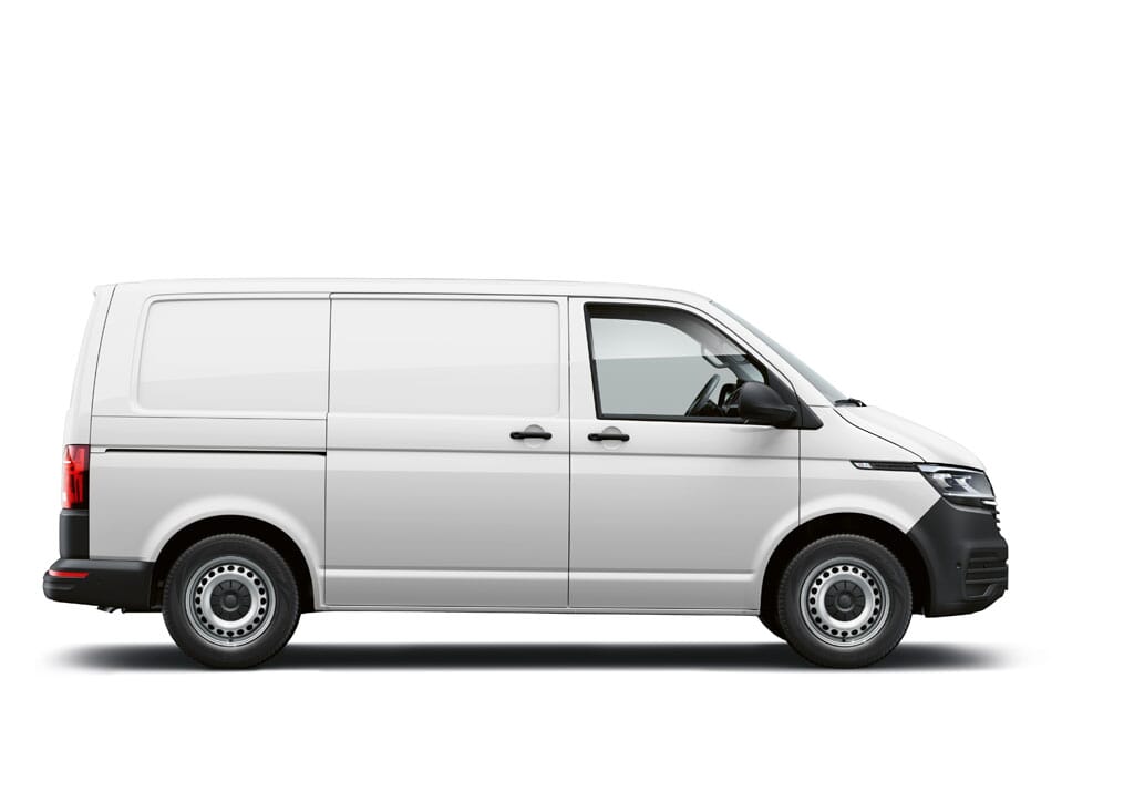 Neue VW Transporter 6.1 Weiß Seitlich