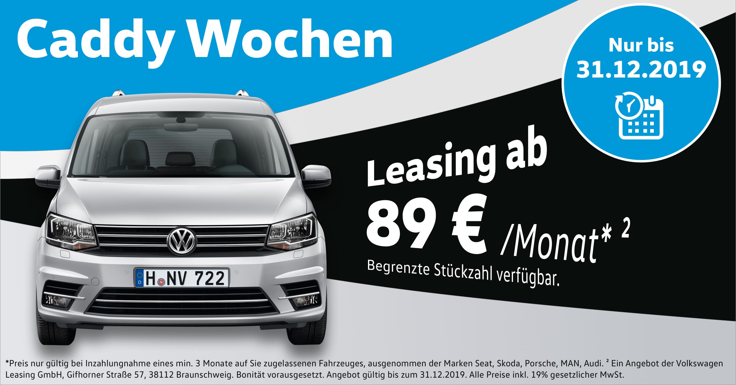 Angebot VW Caddy MAHAG München