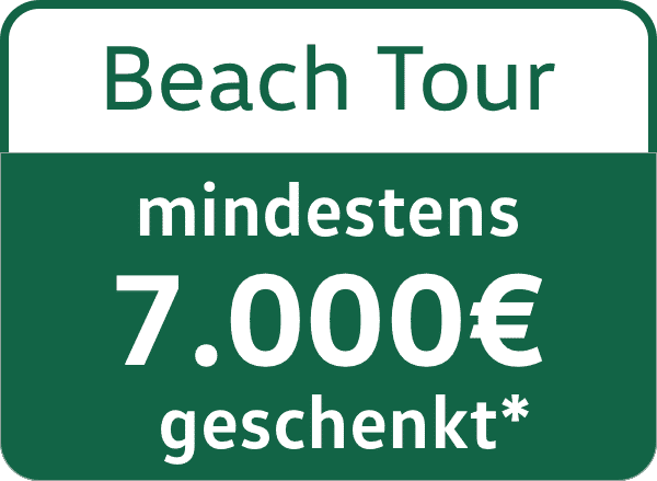 VW California Beach Tour 7000€ Messe Rebatt