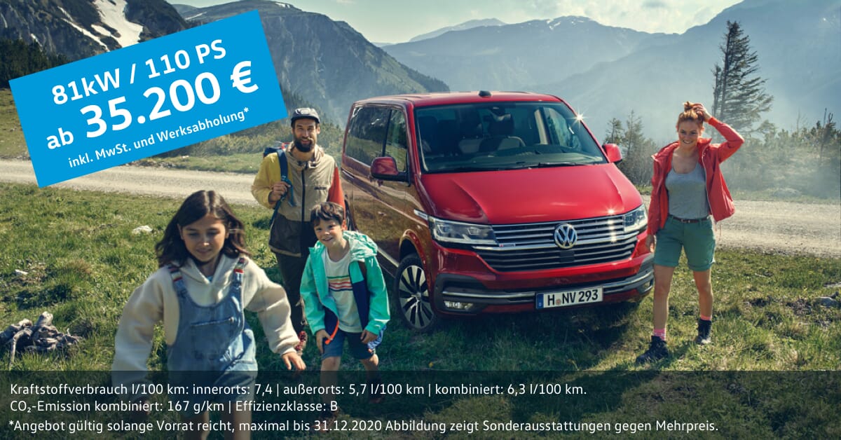 VW Multivan Family ab 35.200 € in München