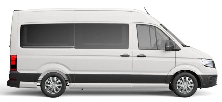 VW Crafter Combi in Weiss