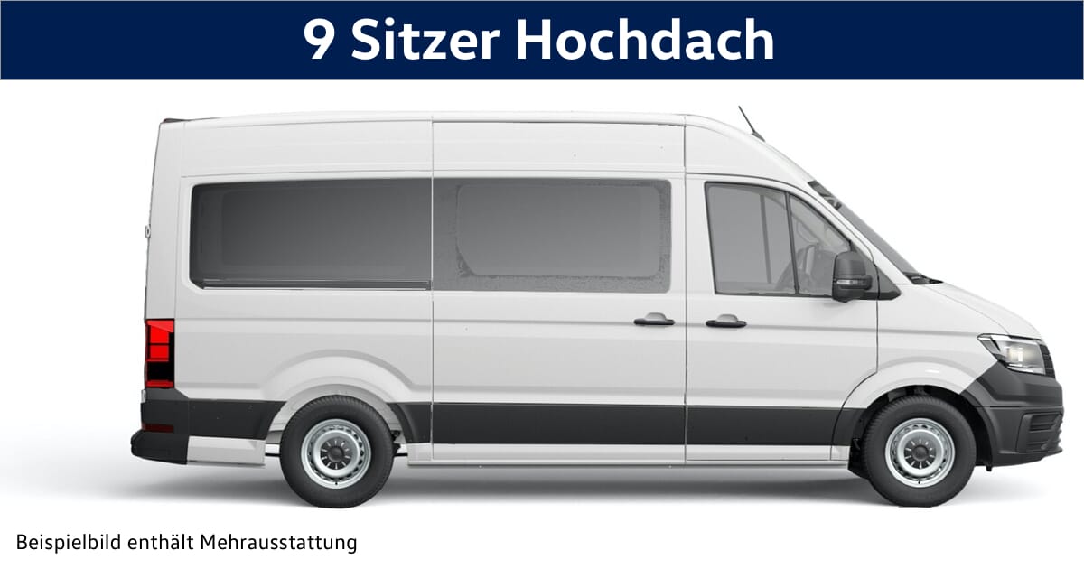 Crafter 35 Kombi 9 Sitzer Hochdach