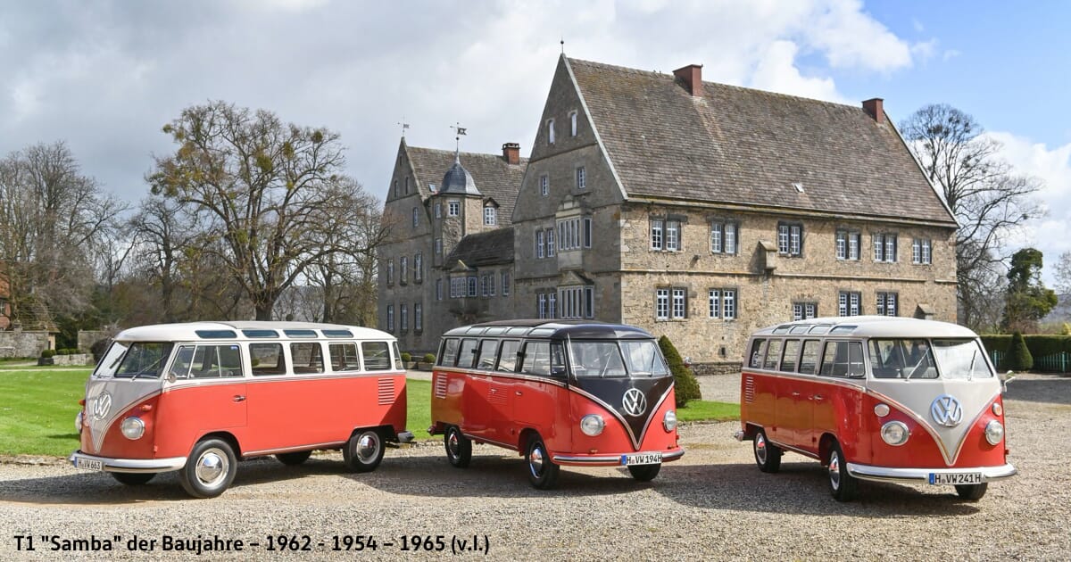 Volkswagen T1 Samba Baujahre 1962 1954 1965