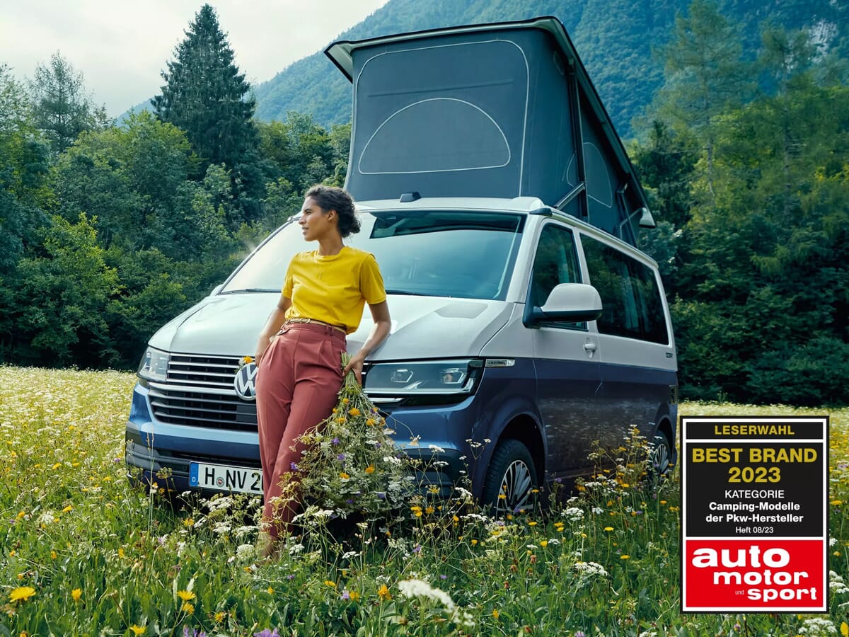 California 6.1 BEST BRAND 2023 – Kategorie Camping-Modelle. Auto Motor Sport.