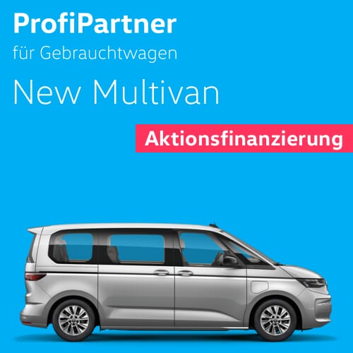 VW New Multivan Gebrauchtwagen und Jahreswagen Finanzierungs-Aktion von MAHAG Volkswagen Nutzfahrzeuge Profi Partner für Gebrauchtwagen.