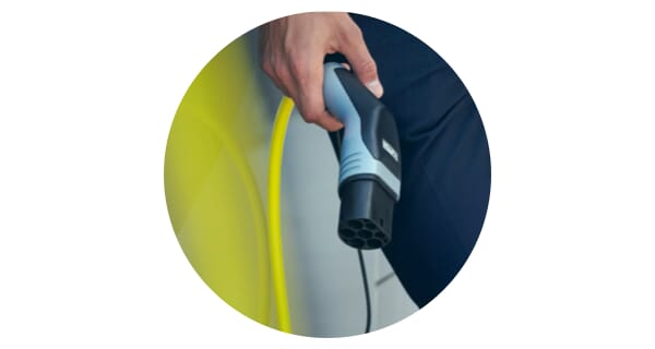 Volkswagen ID. Buzz E-Taxi Ladestecker