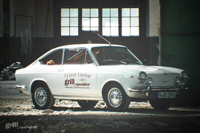 Fiat 850 in Weiss